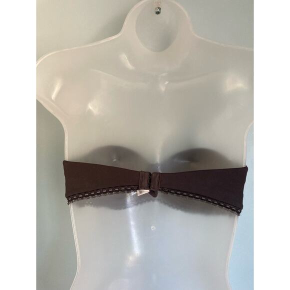 Calvin Klein Push Up Strapless Bra 34B Dark Gray - Picture 5 of 9